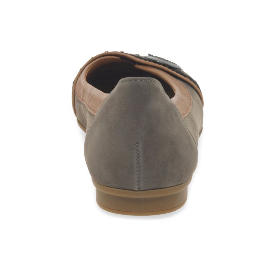 Gabor Wallaby/cognac | Exclusif Michelle Escarpins Décontractés à Boucle Cloutée Pour Femme